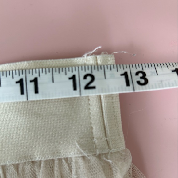 Forever 21 Cream Tulle Knee Length Skirt - Picture 9 of 9